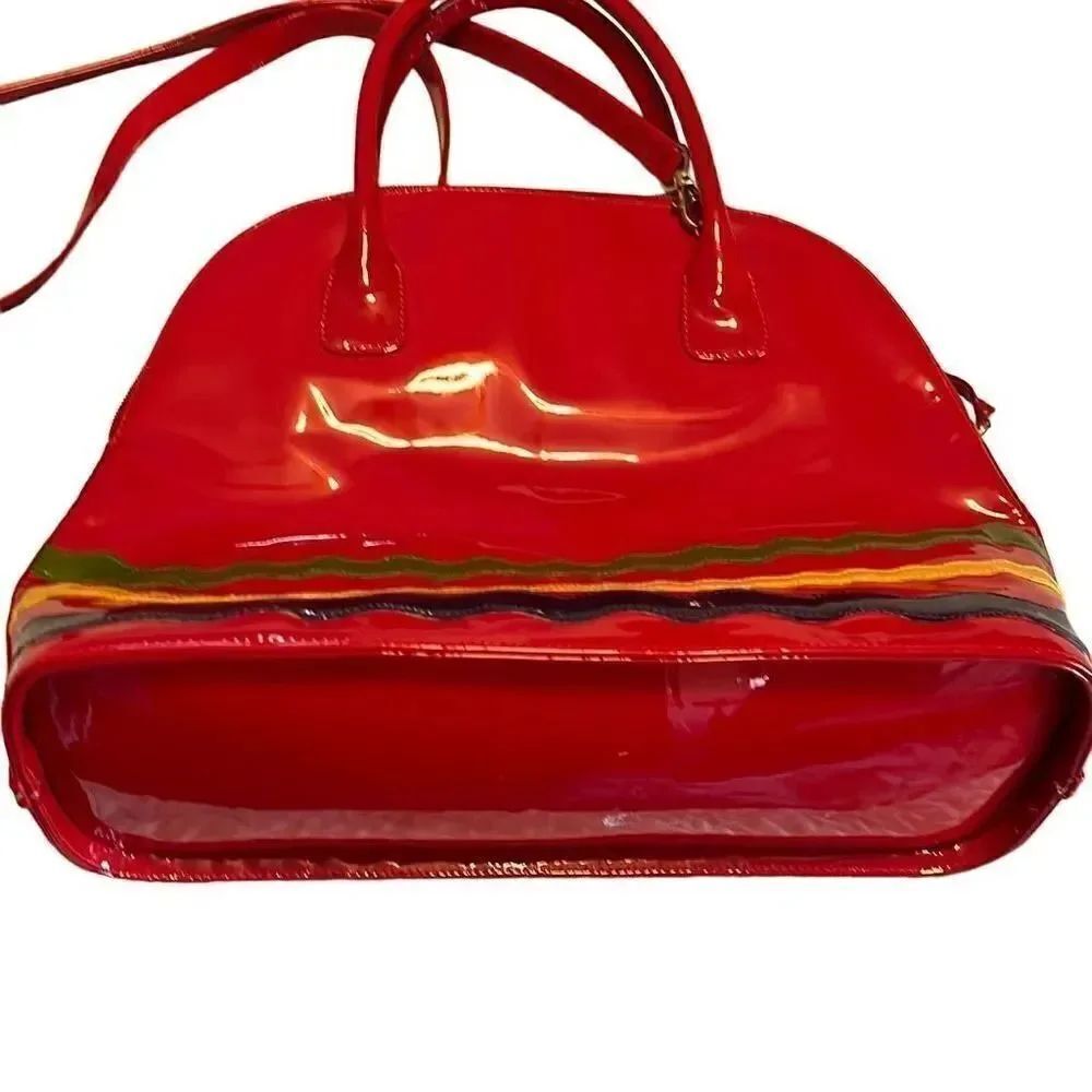 Sydie Lansing red patent purse. - Picture 7 of 8